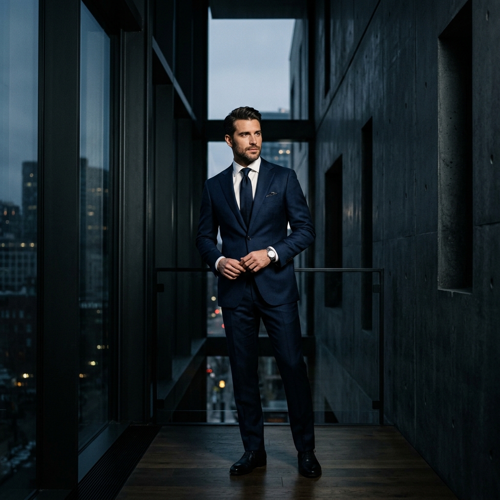 Midnight Navy Tailored Suit
